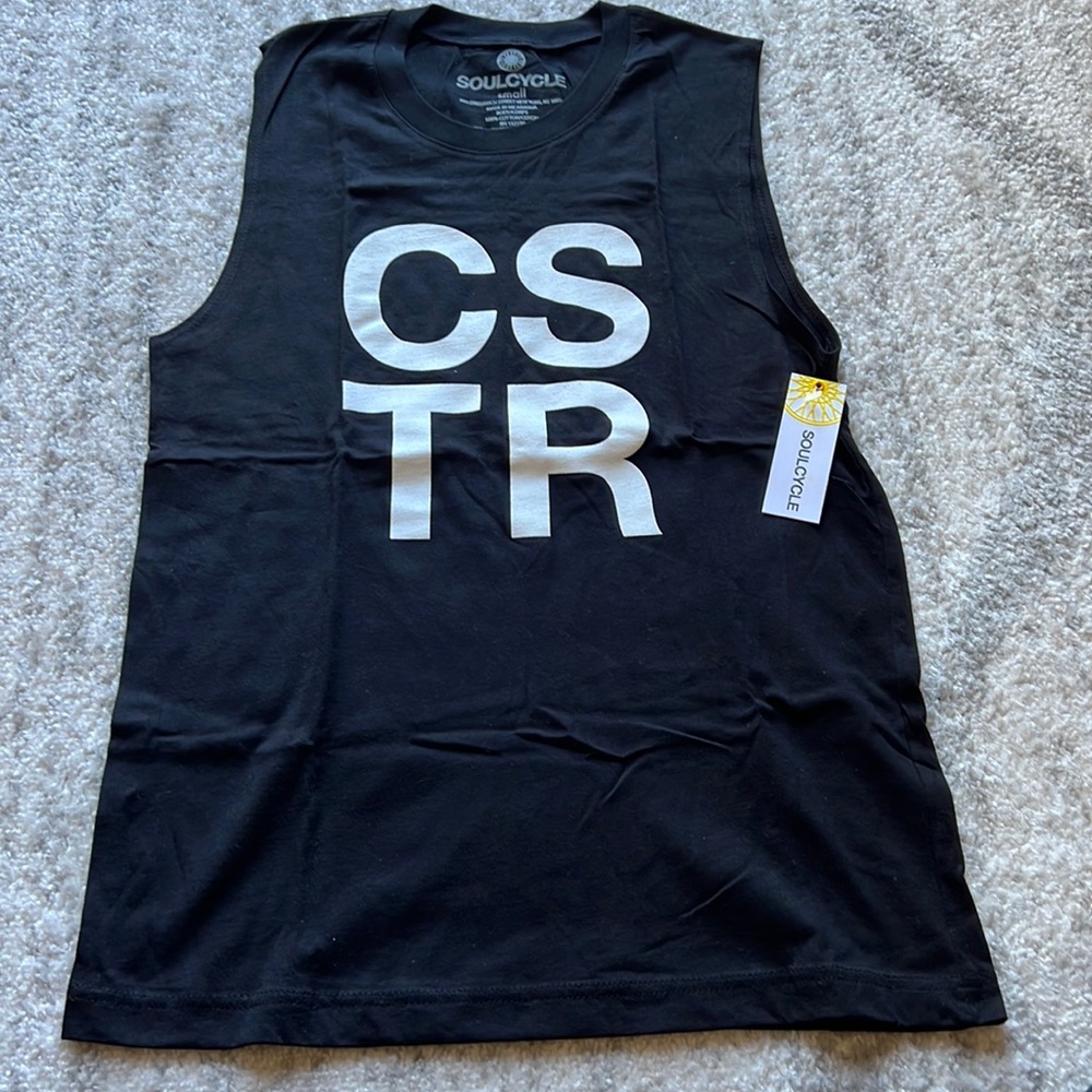 Soulcycle UNISEX SIZE Castro Muscle Tank size small and x-small black NWT